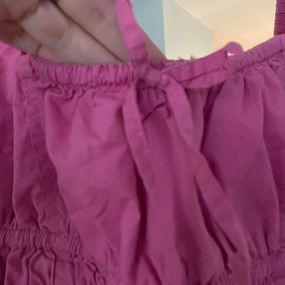 ARITZIA Sunday Best Pink Martine Poplin Puff-Sleeve Top Size S - Picture 5 of 7